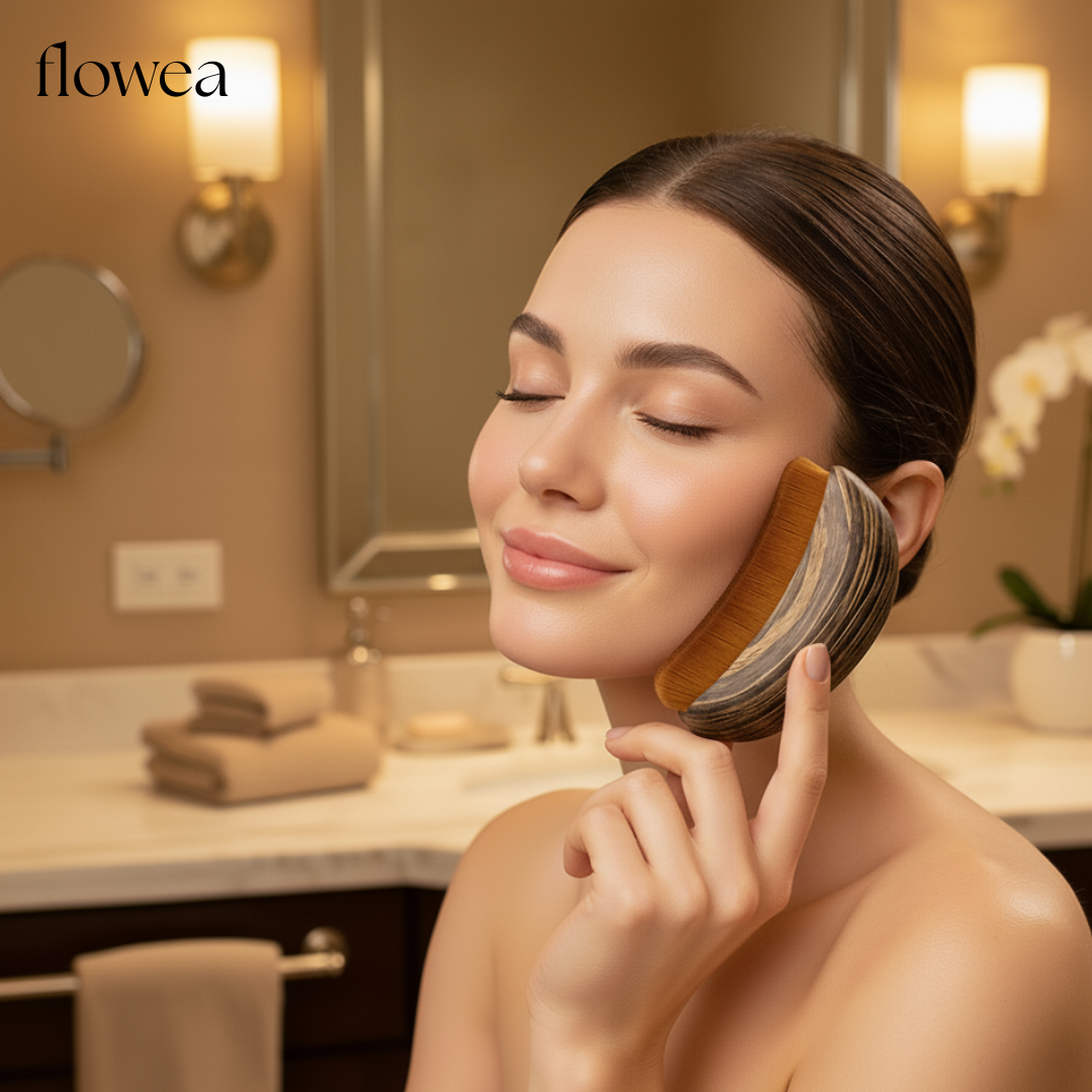 Flowea Face Lift – szczotka do drenażu limfatycznego