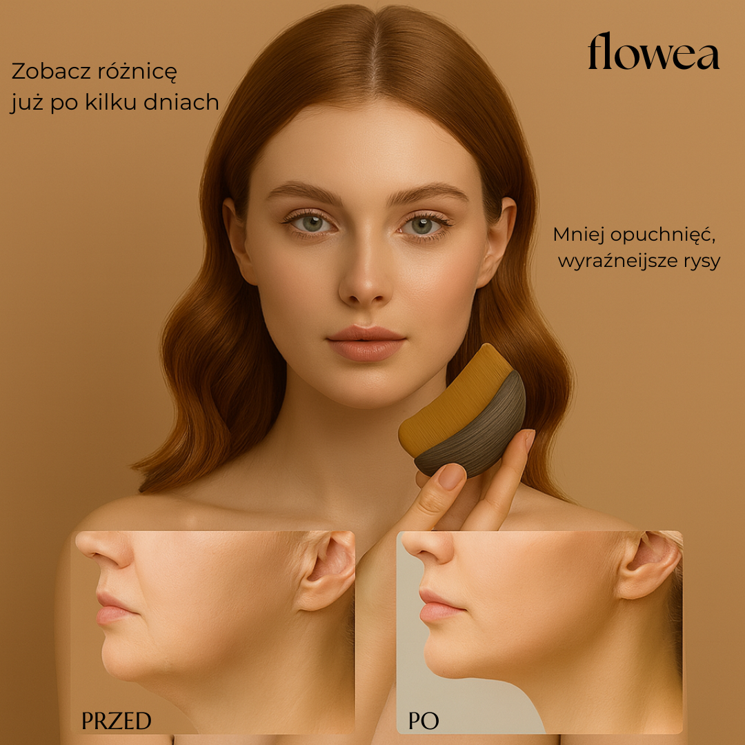Flowea Face Lift – szczotka do drenażu limfatycznego